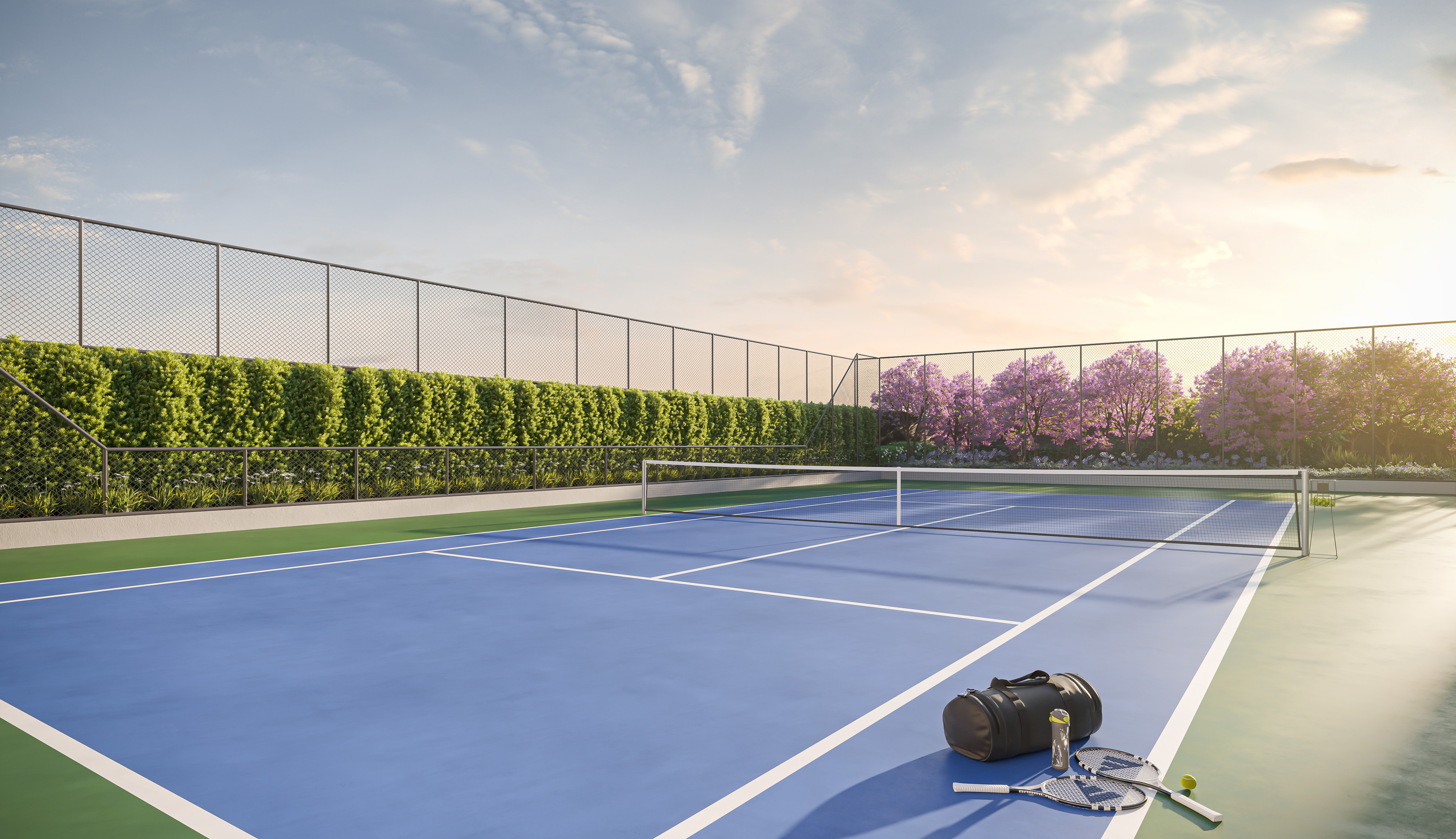 Quadra de Tênis Oficial